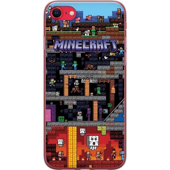 Kompatibelt Mobildeksel til Apple iPhone 7 Minecraft