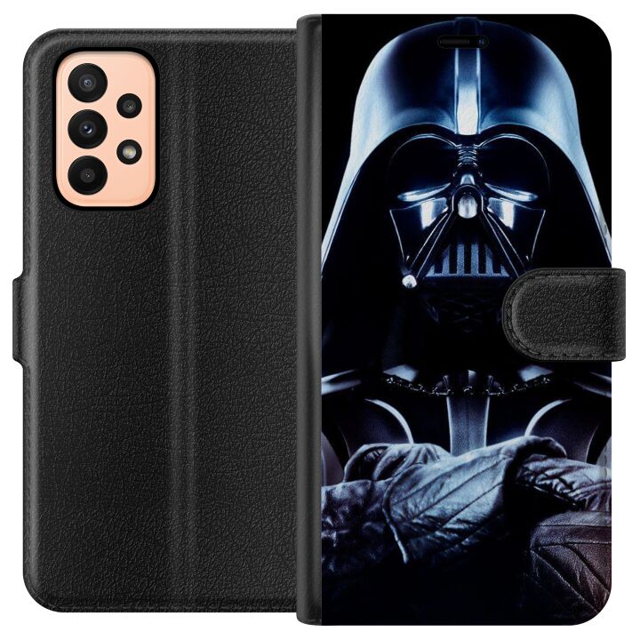 Kompatibelt Plånboksfodral till Samsung Galaxy A23 Darth vader