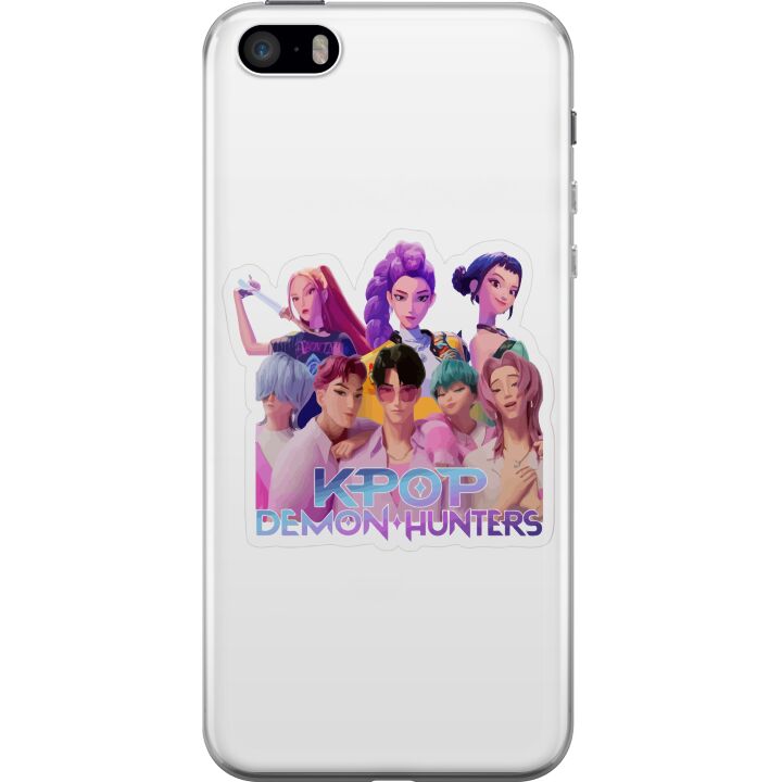 Kompatibelt Mobilskal till Apple iPhone SE (2016) Kpop Demon Hunters