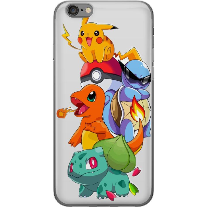 Kompatibelt Mobildeksel til Apple iPhone 6 Pokemon Stack