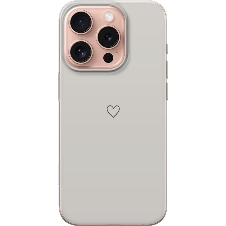 Kompatibelt Mobilskal till Apple iPhone 16 Pro Hjärta