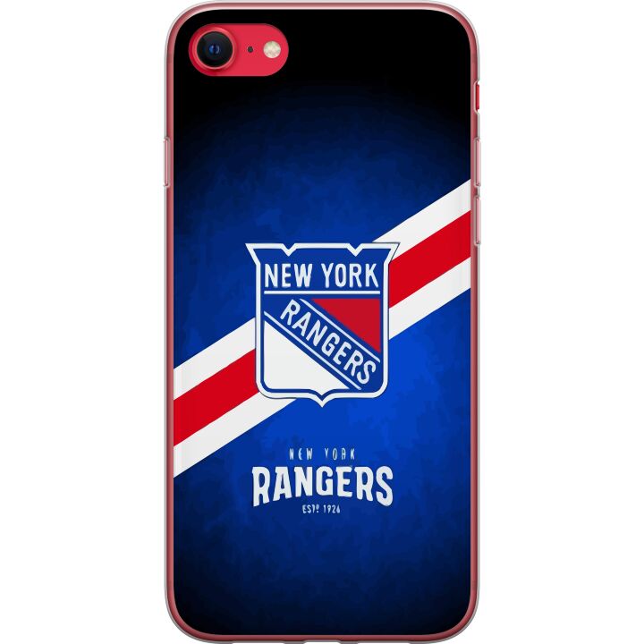 Kompatibelt Mobilskal till Apple iPhone SE (2022) New York Rangers (NHL)