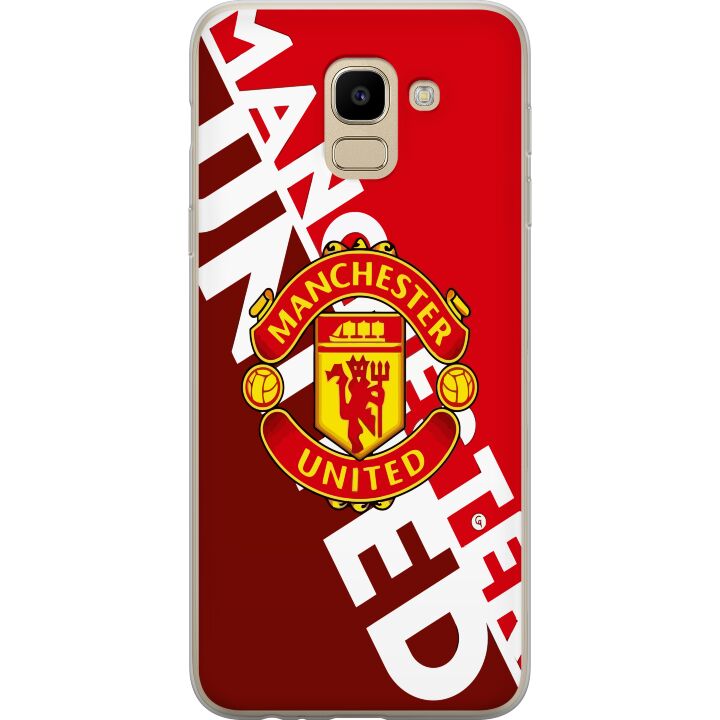 Kompatibelt Mobilskal till Samsung Galaxy J6 Manchester United FC