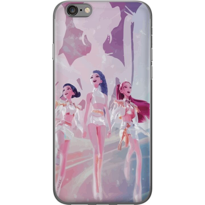 Kompatibelt Mobildeksel til Apple iPhone 6s K-Pop Demon Hunters silver idol trio - futuristisk K-pop-inspirert gruppedesign med glitrende sceneklær