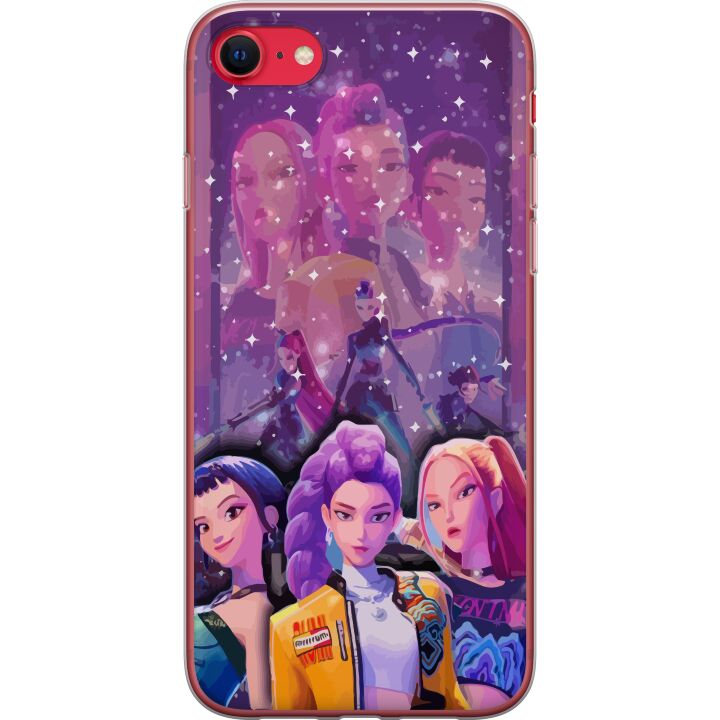 Kompatibelt Mobildeksel til Apple iPhone 7 Kpop Demon Hunters Zoey Mira Aya United Star Magic Cosmic Energy