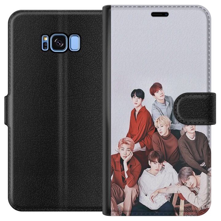 Kompatibelt Plånboksfodral till Samsung Galaxy S8 K-POP BTS