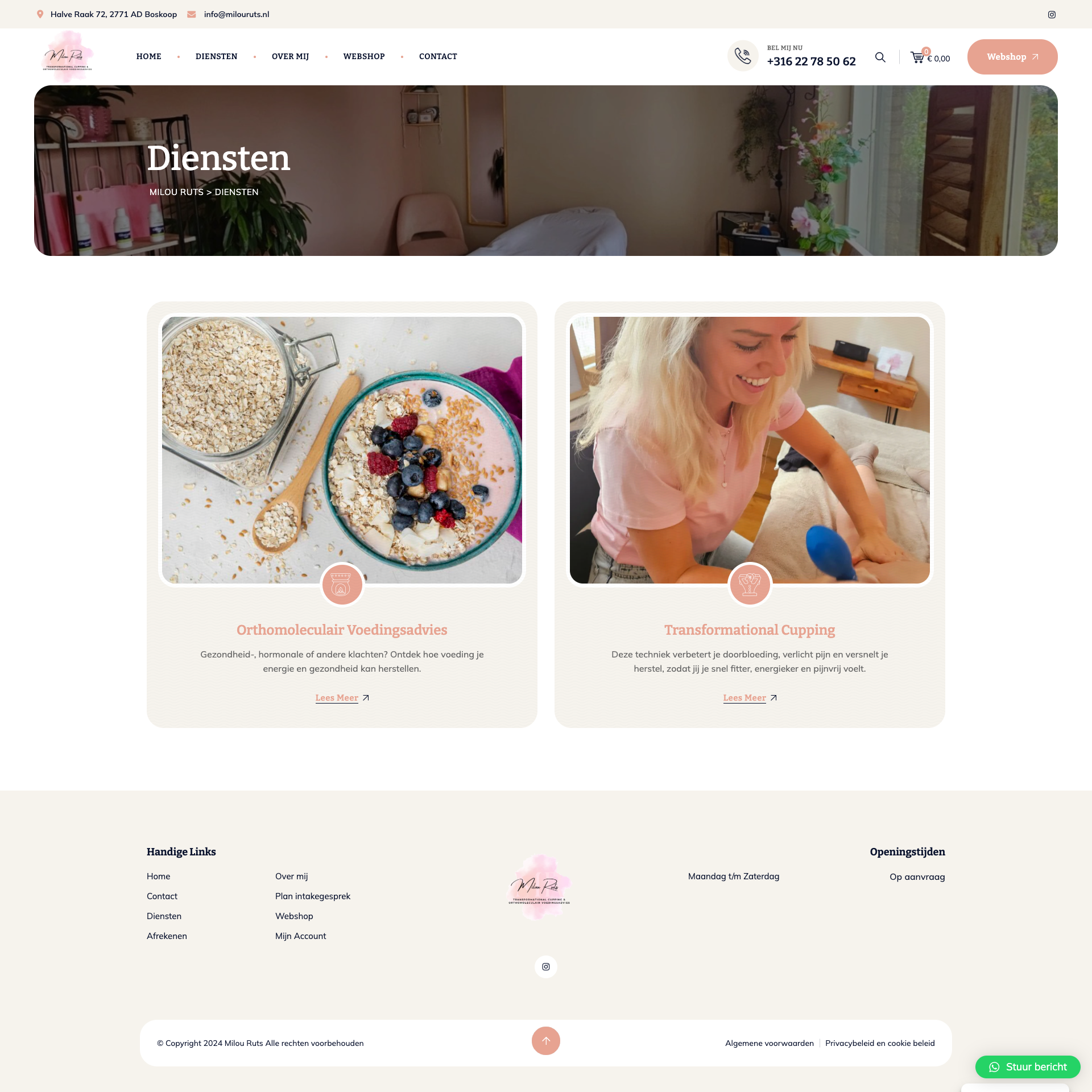 Milou Ruts | Transformational Cupping en Orthomoleculair Voedingsadvies - Afbeelding 2