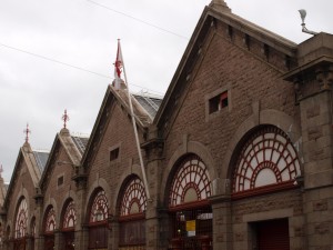 kauppahallin komea julkisivu