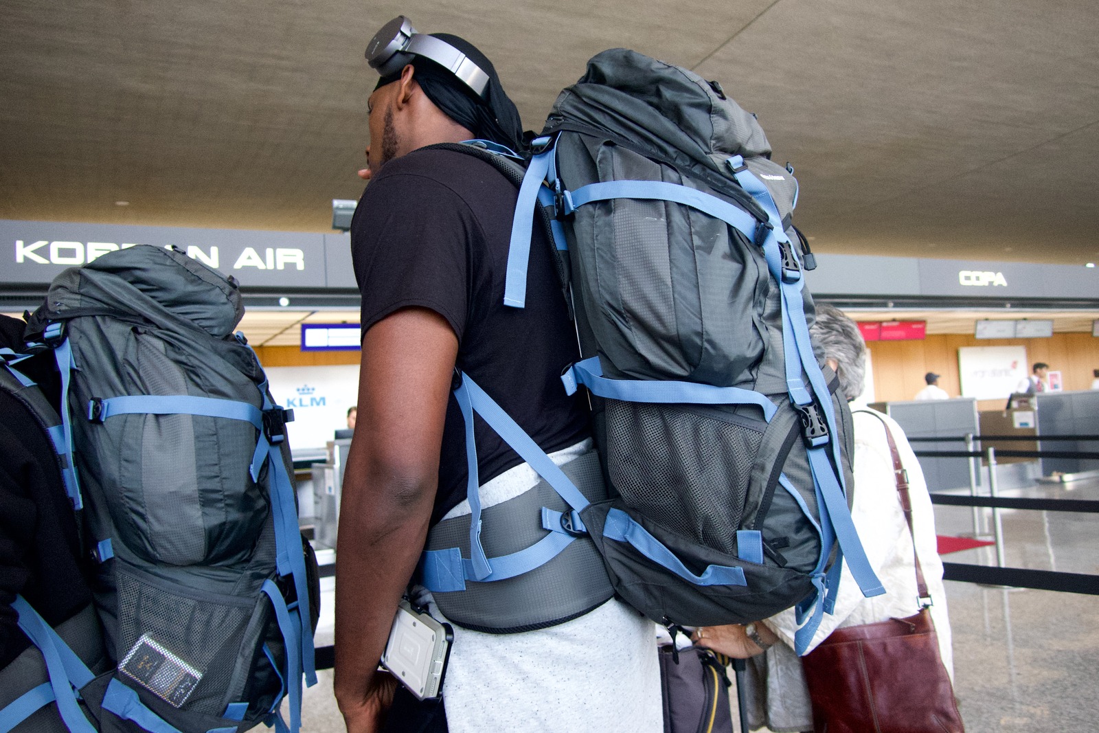 Travelers at the Airport