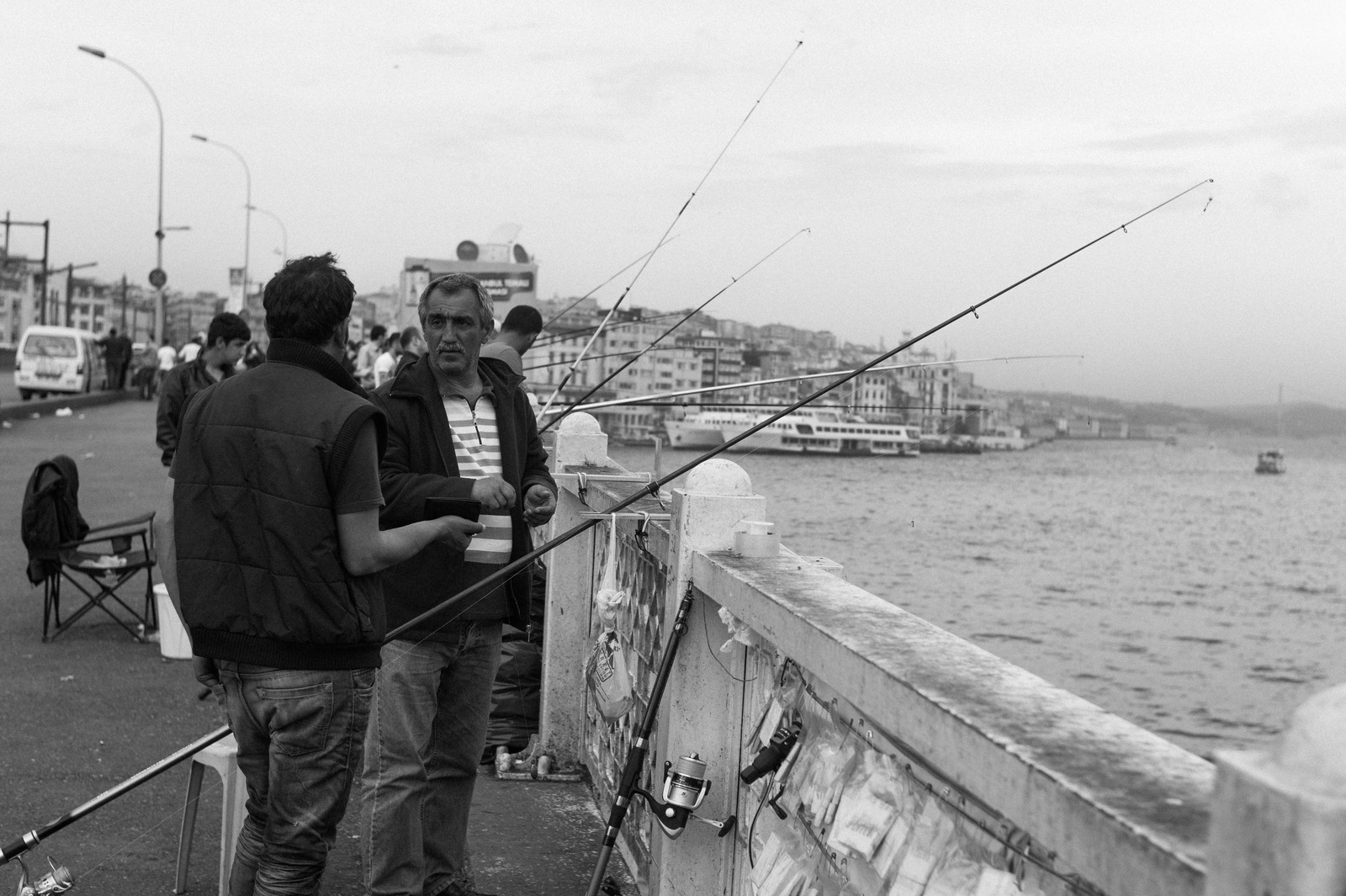 Fishermen at Dusk