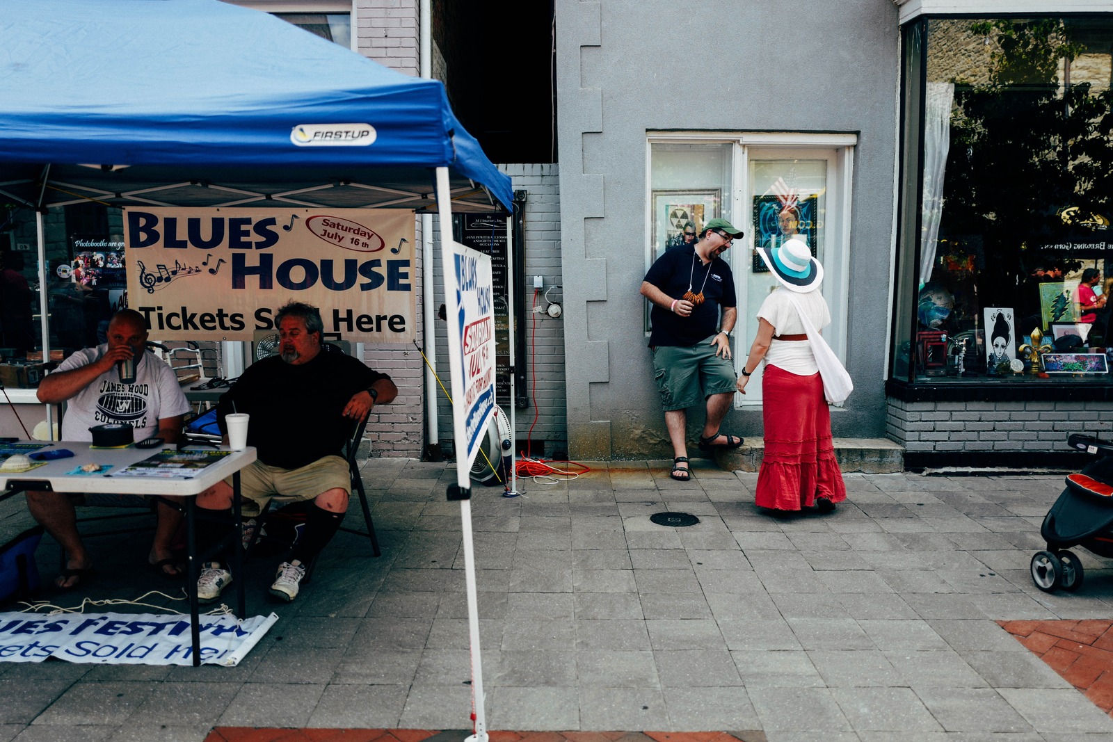 Summer Street Scene