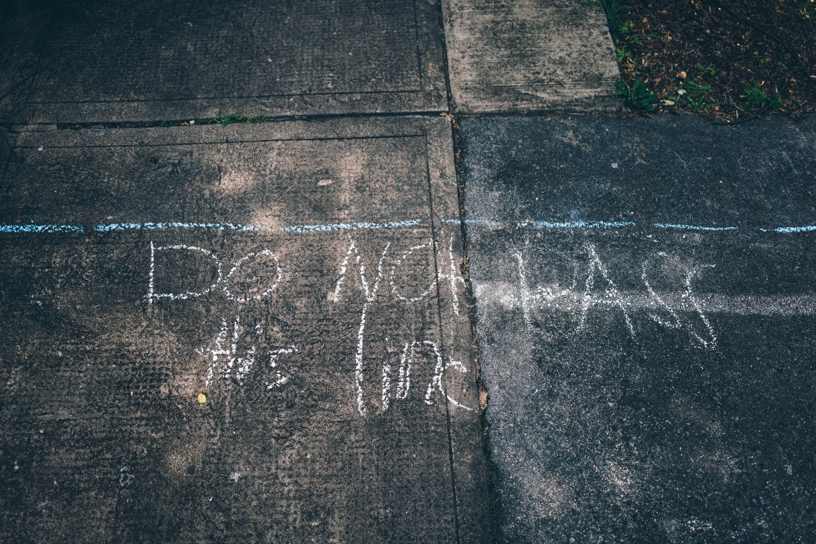 Chalked Warning