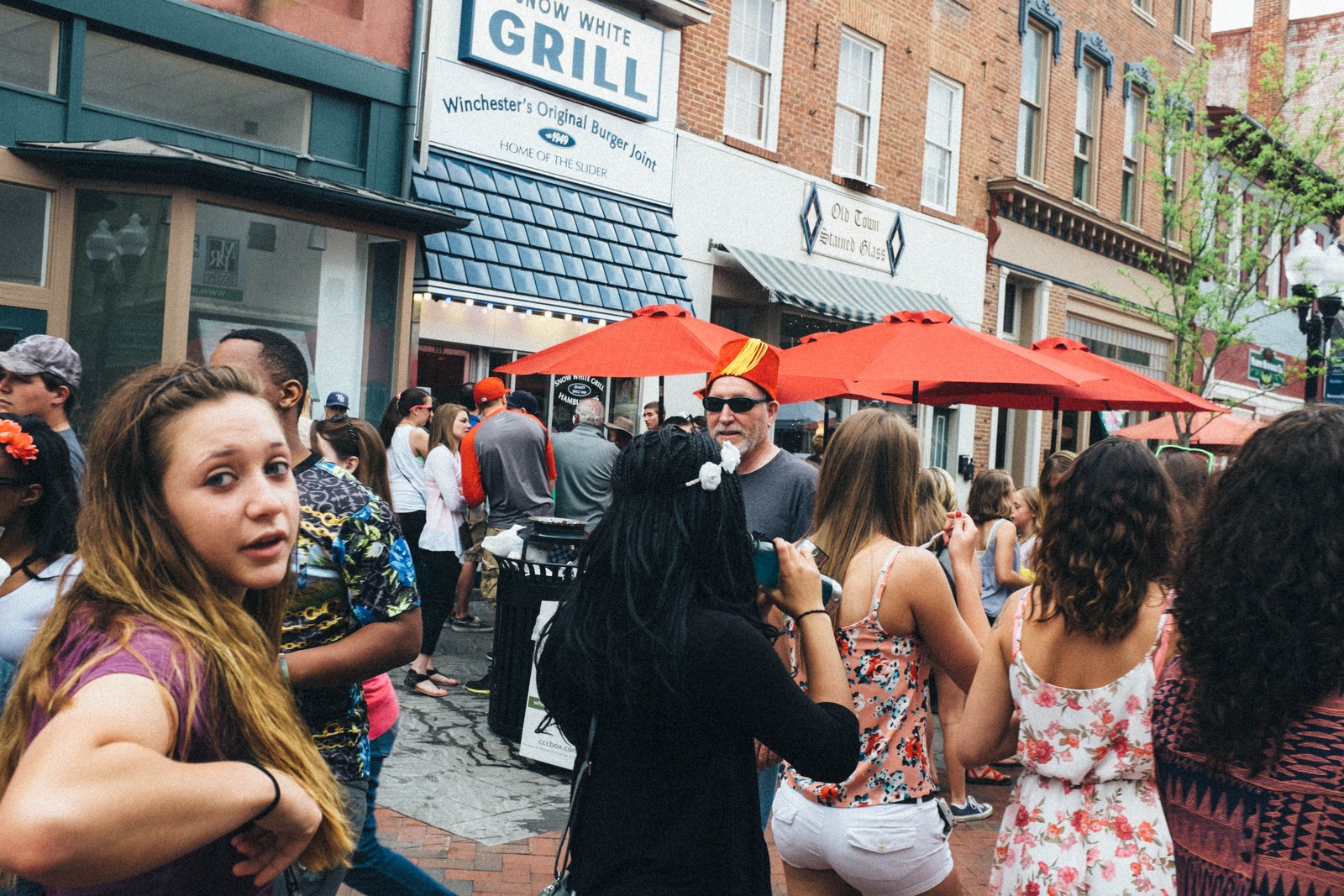 Busy Street Scene