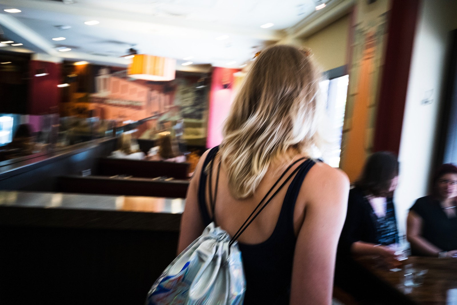 Candid Café Moment