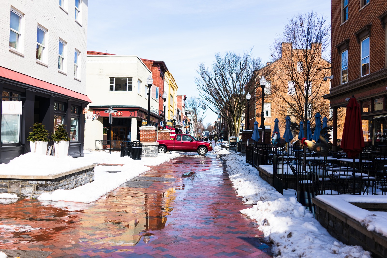 Quiet Winter Street