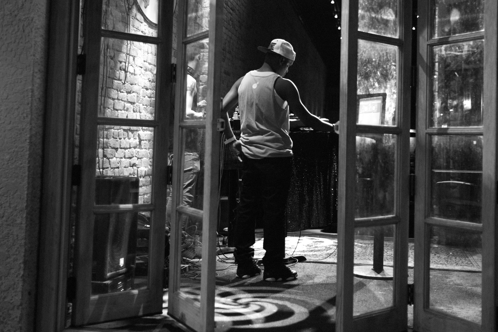 DJ Behind the Glass