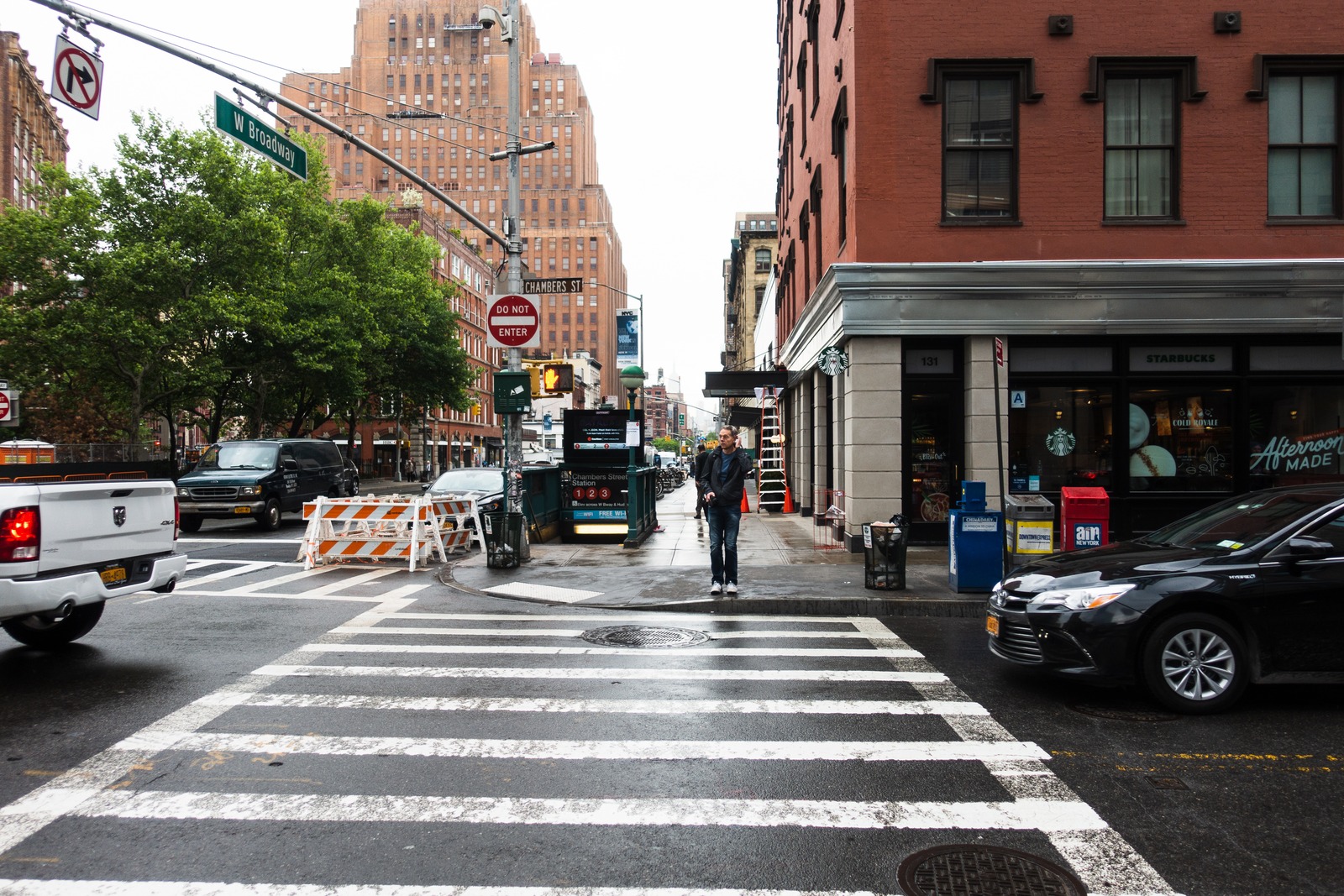 Urban Serenity in the Rain