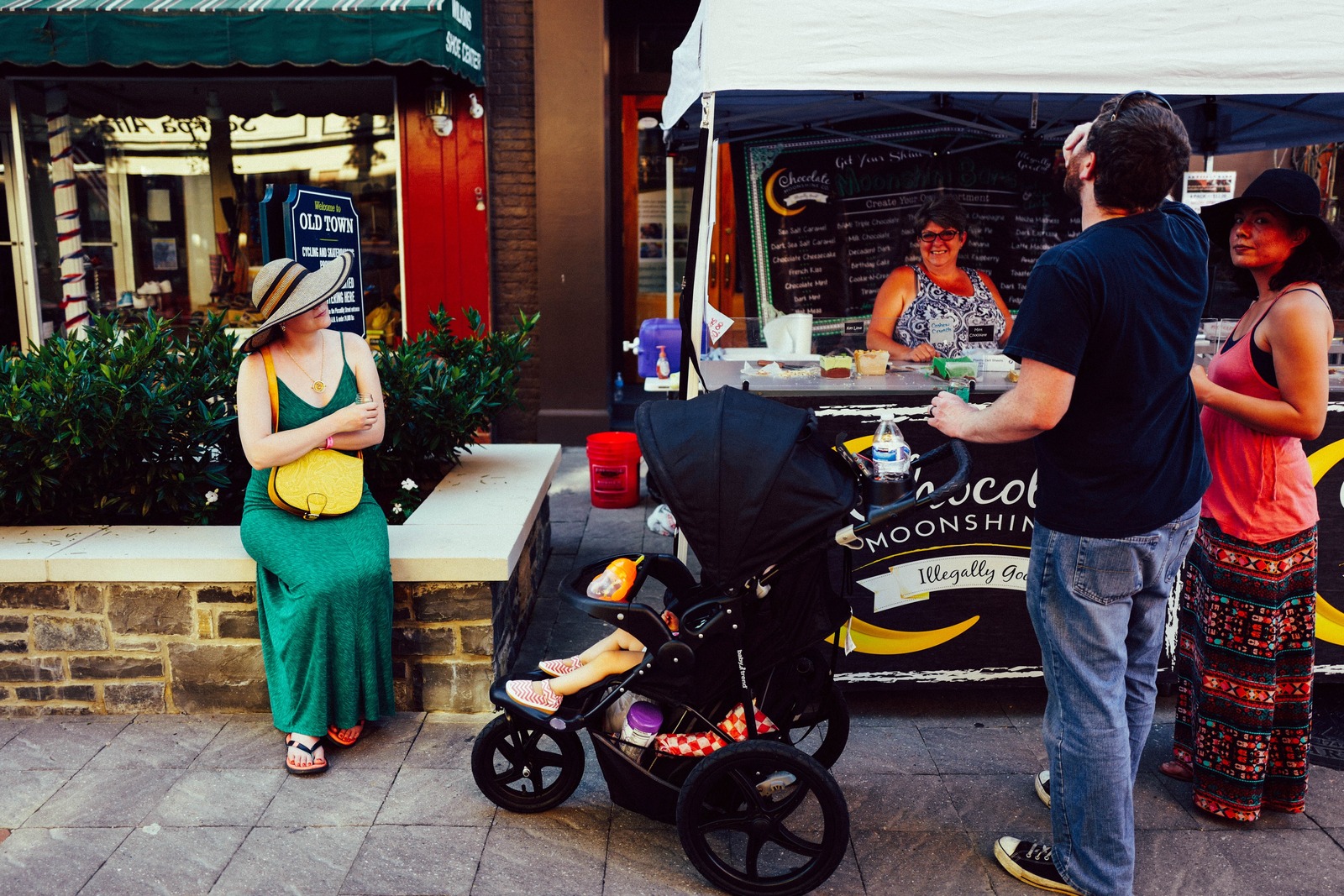 Casual Market Scene