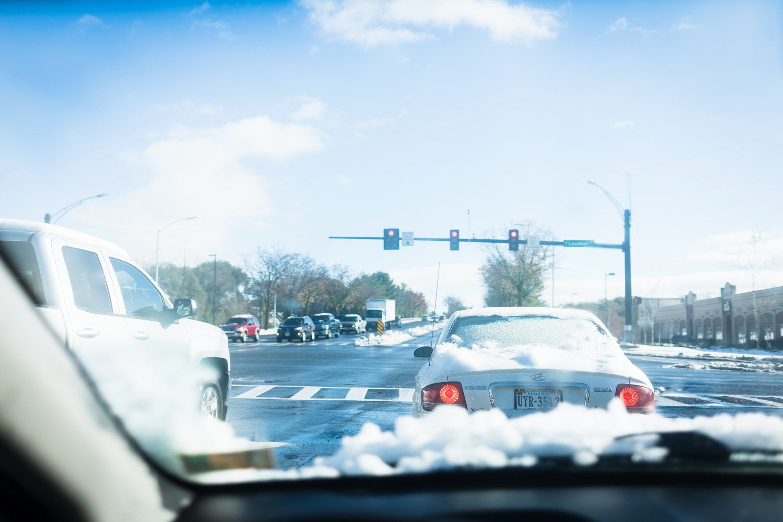 Winter Traffic Stop