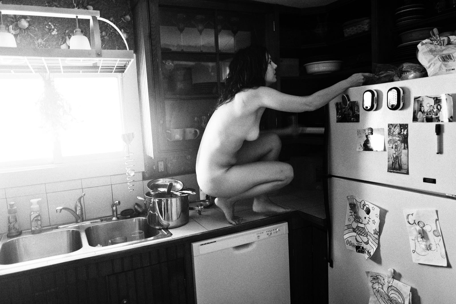 Intimate Kitchen Moment
