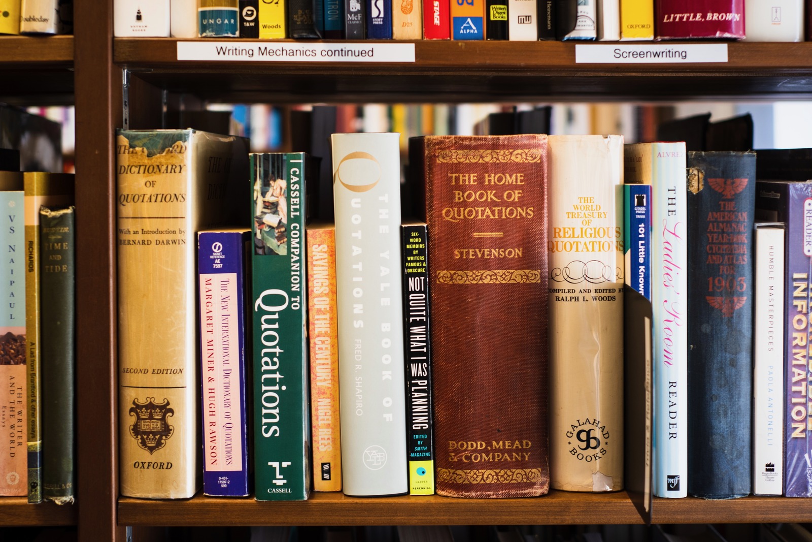 A Shelf of Wisdom