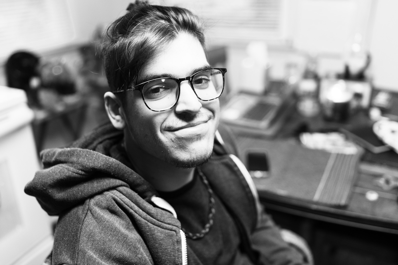 Contemplative Smile