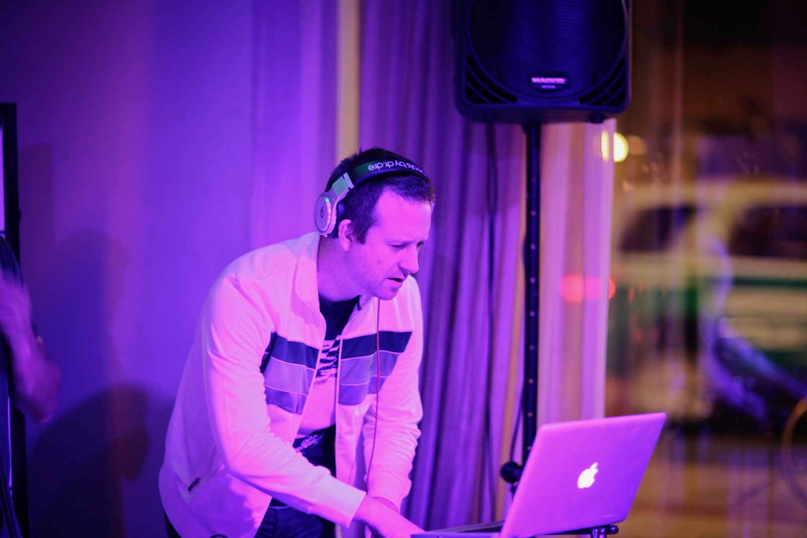 Neon Beats in Focus