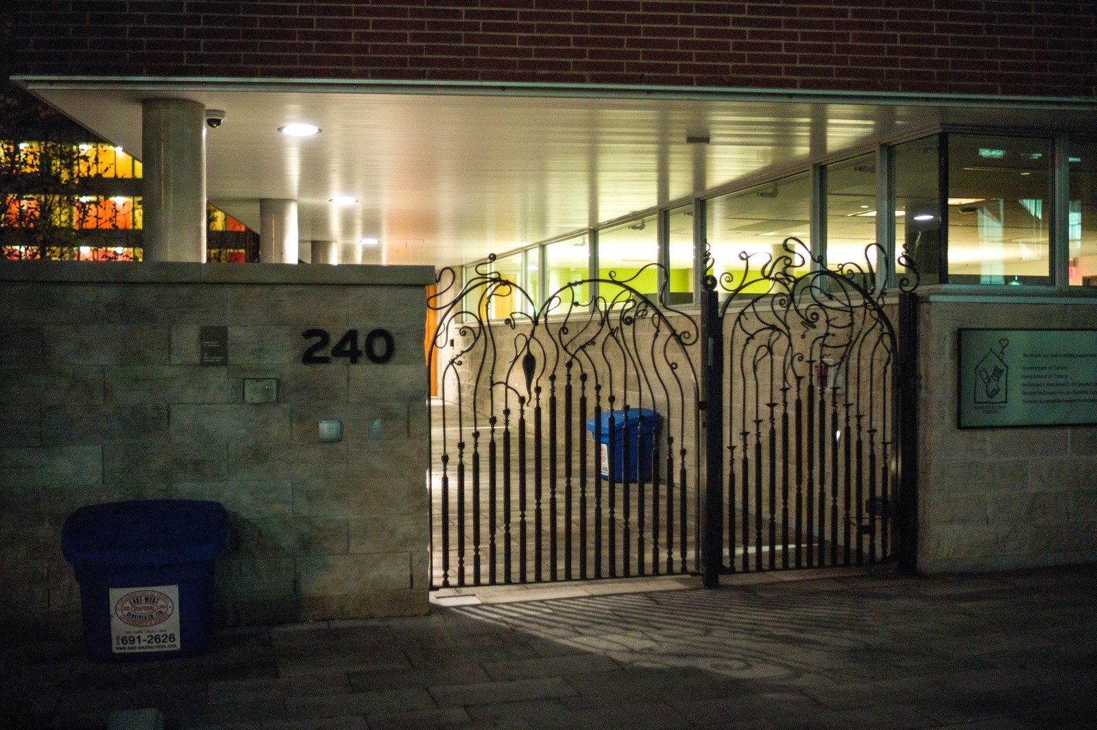 Nighttime Entryway