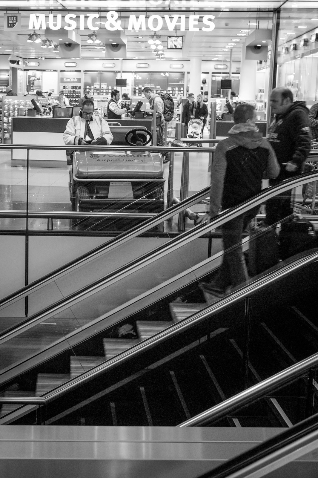 Busy Airport Scene