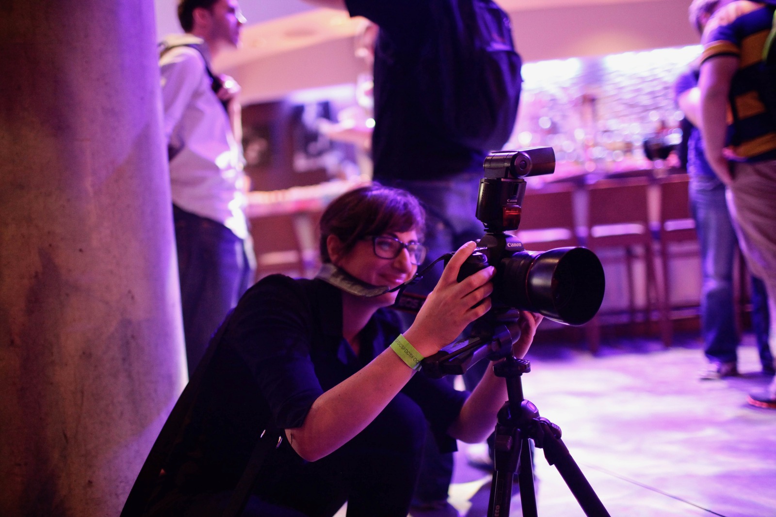 Captured Moment at a Party