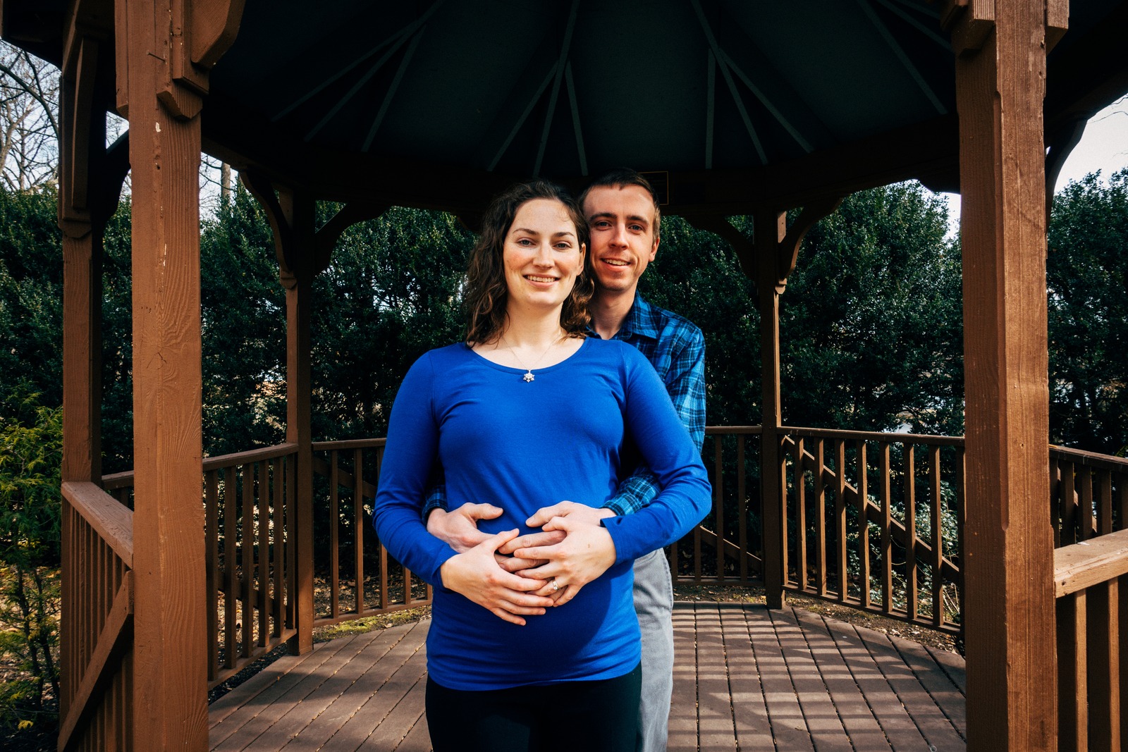Embrace in a Gazebo