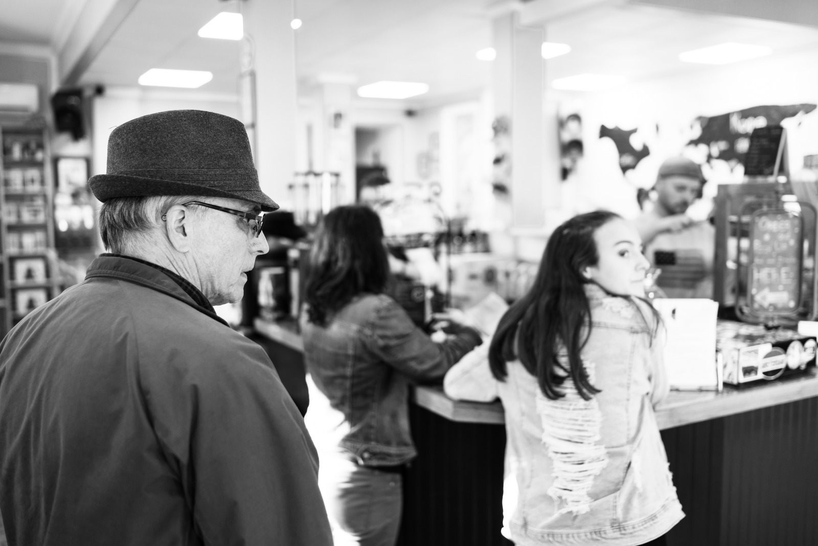 Moments in a Café