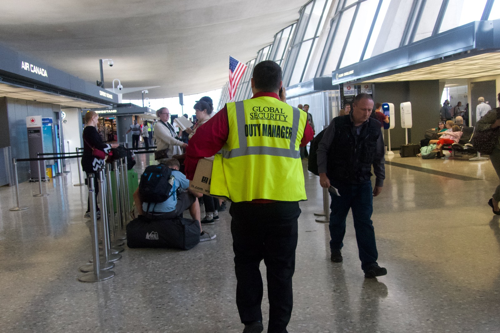 Busy Airport Scene