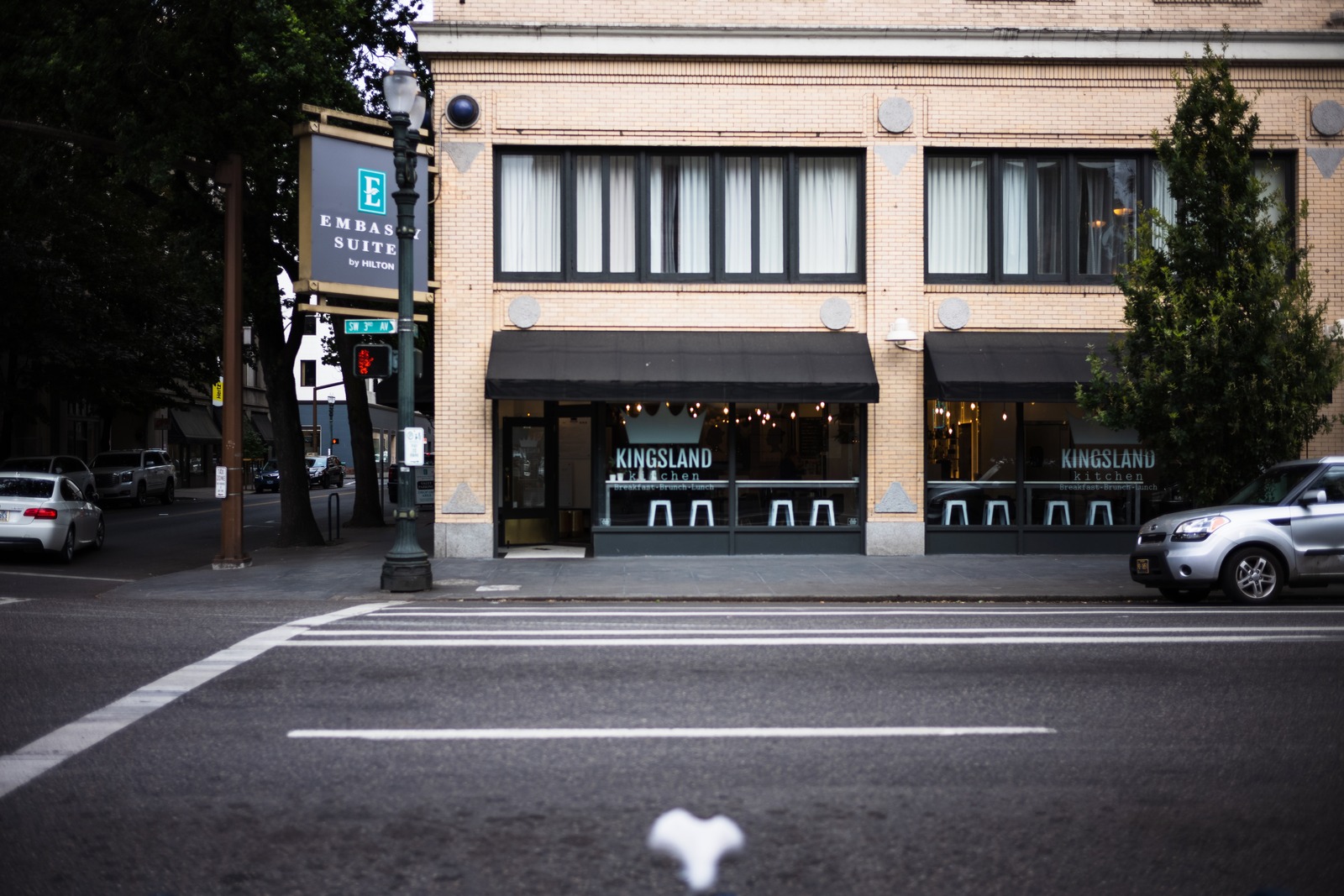 Urban Scene at Dusk