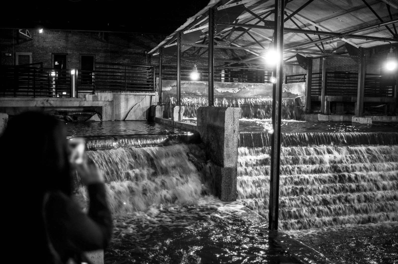 Nocturnal Waterfall