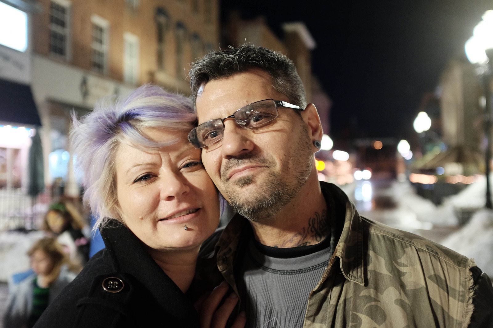 Urban Night Embrace