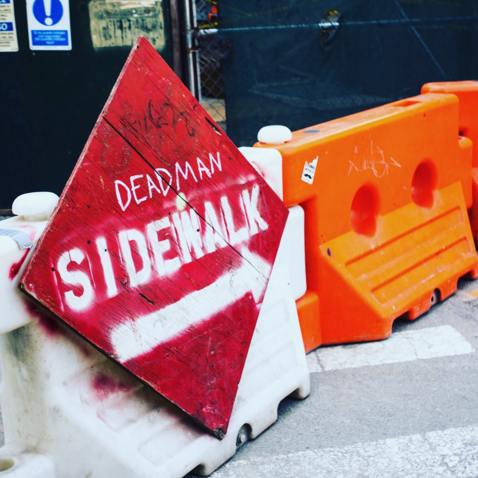 Urban Warning Sign