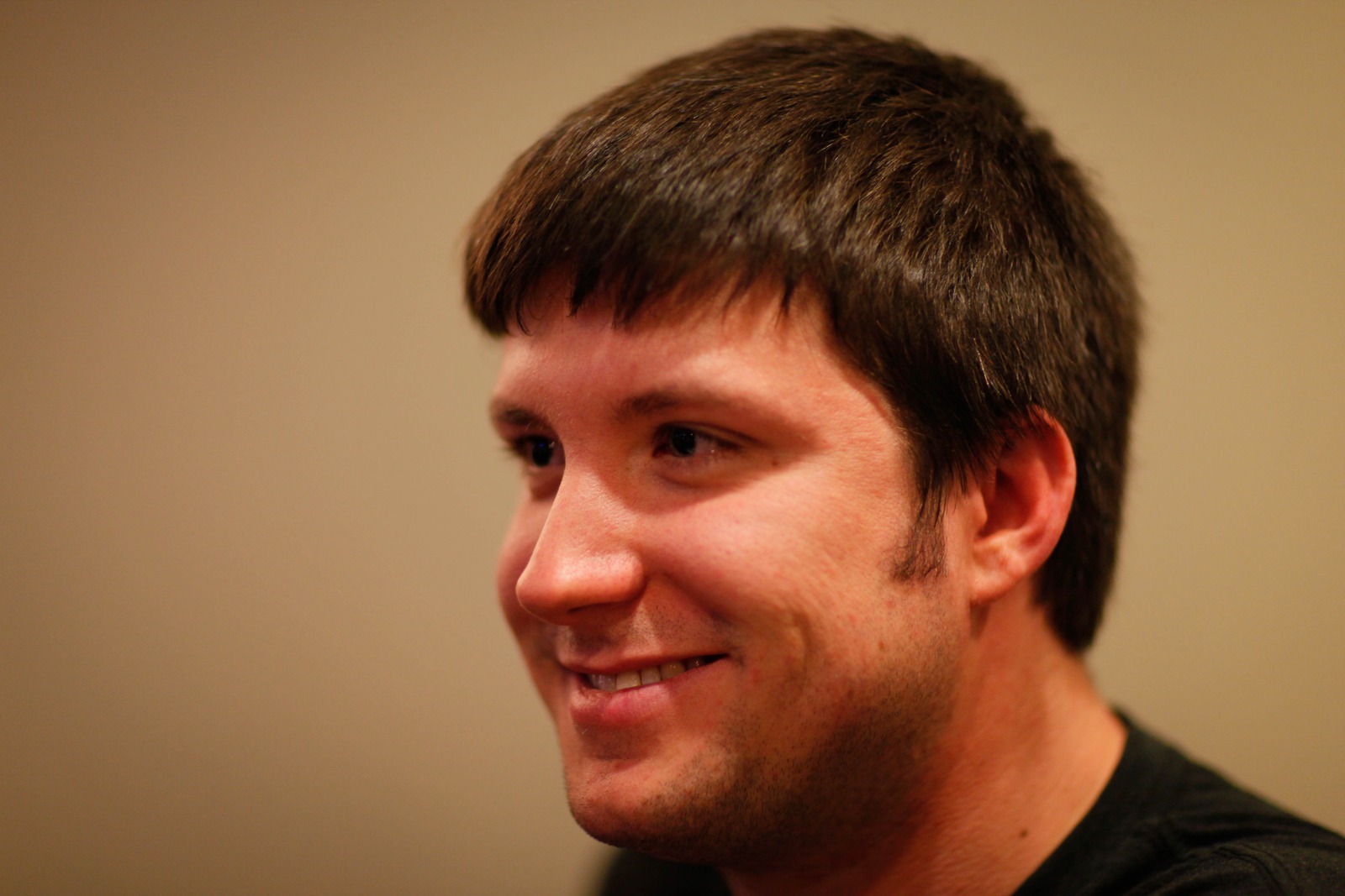 Contemplative Smile