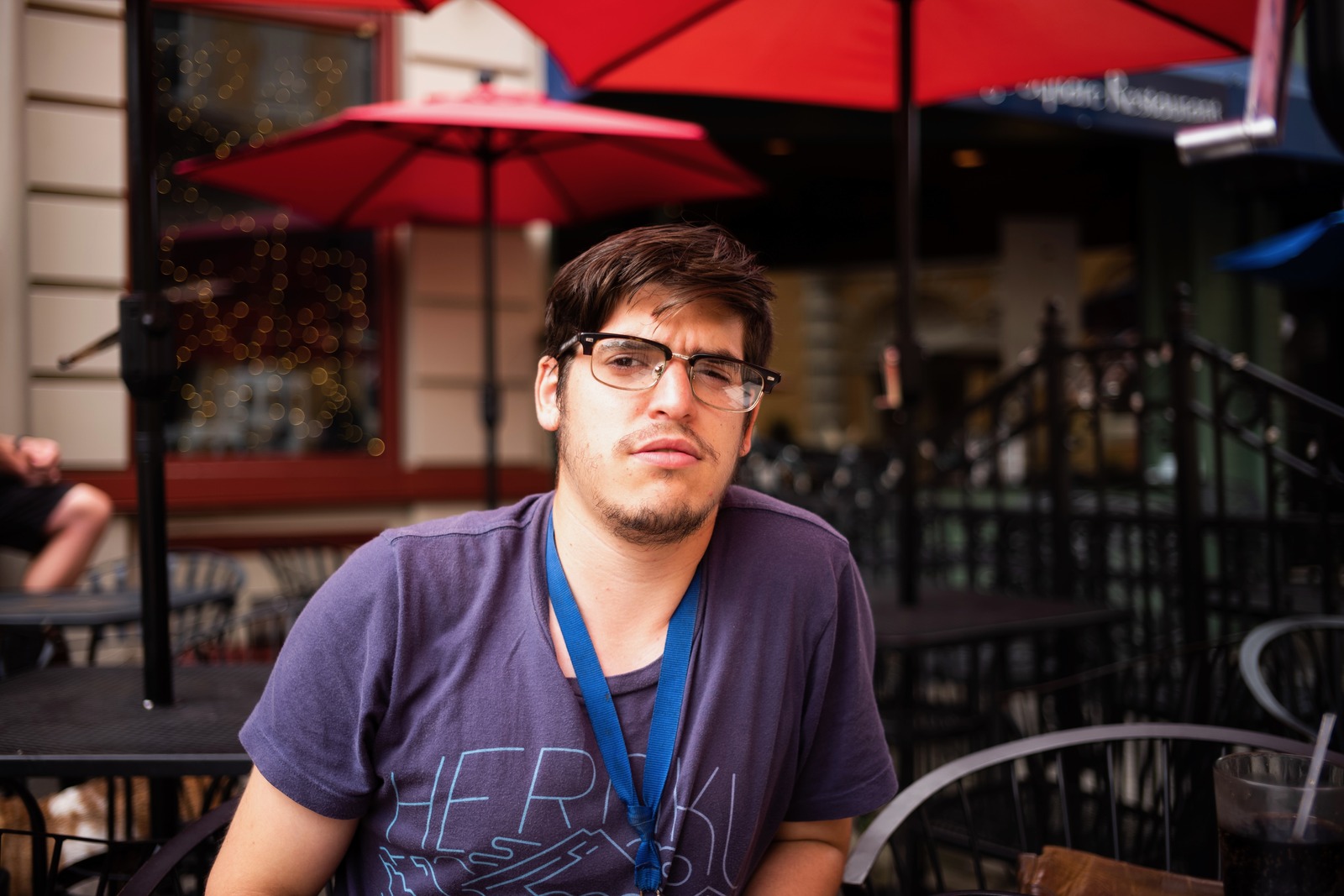Candid Cafe Moment