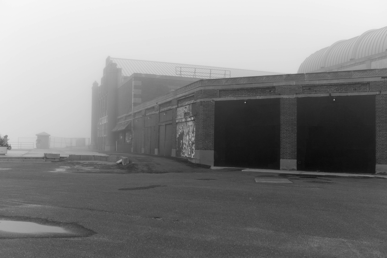 Eerie Urban Fog
