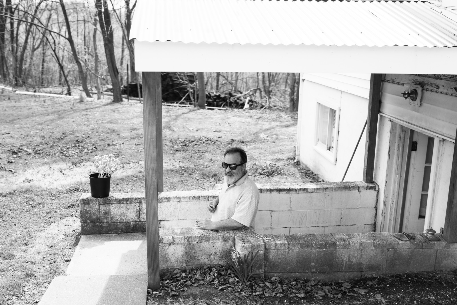 Man at the Porch