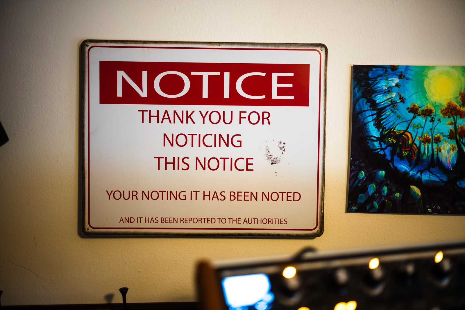 A Witty Warning
