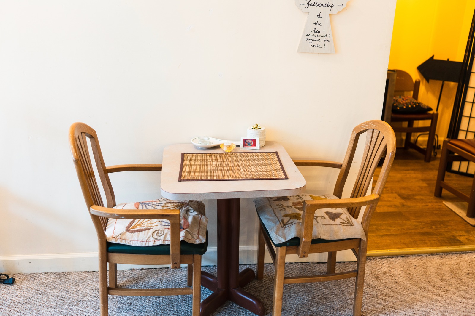 Quiet Table for Two