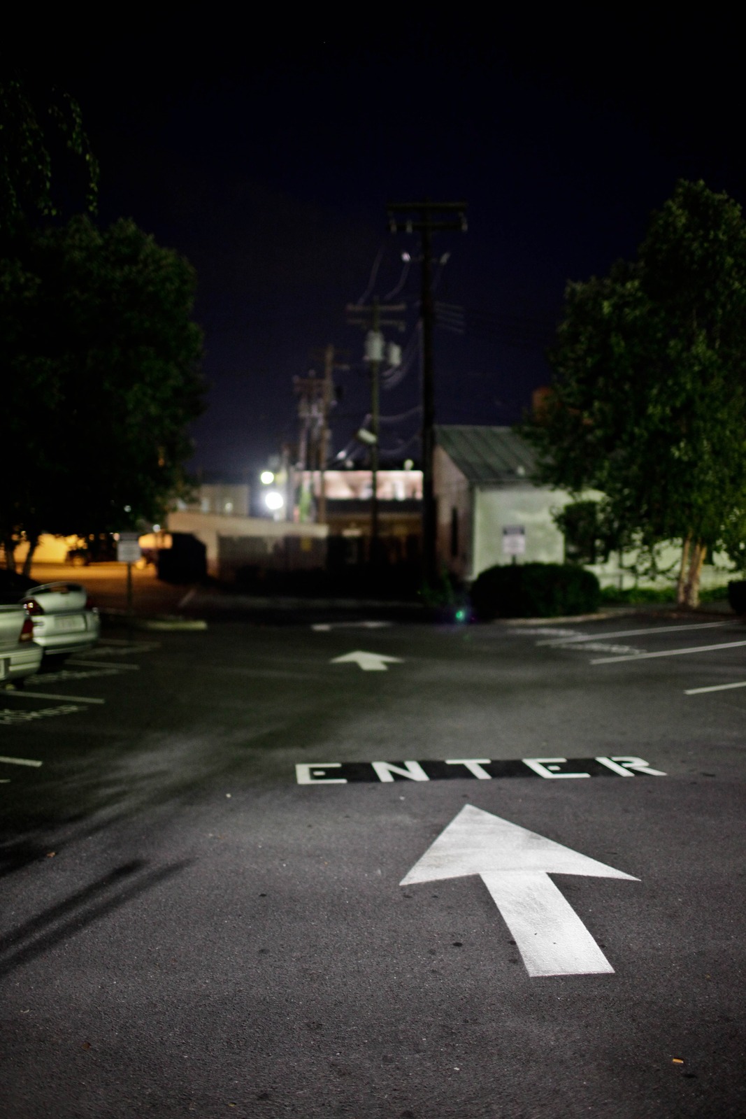 Nighttime Entrance
