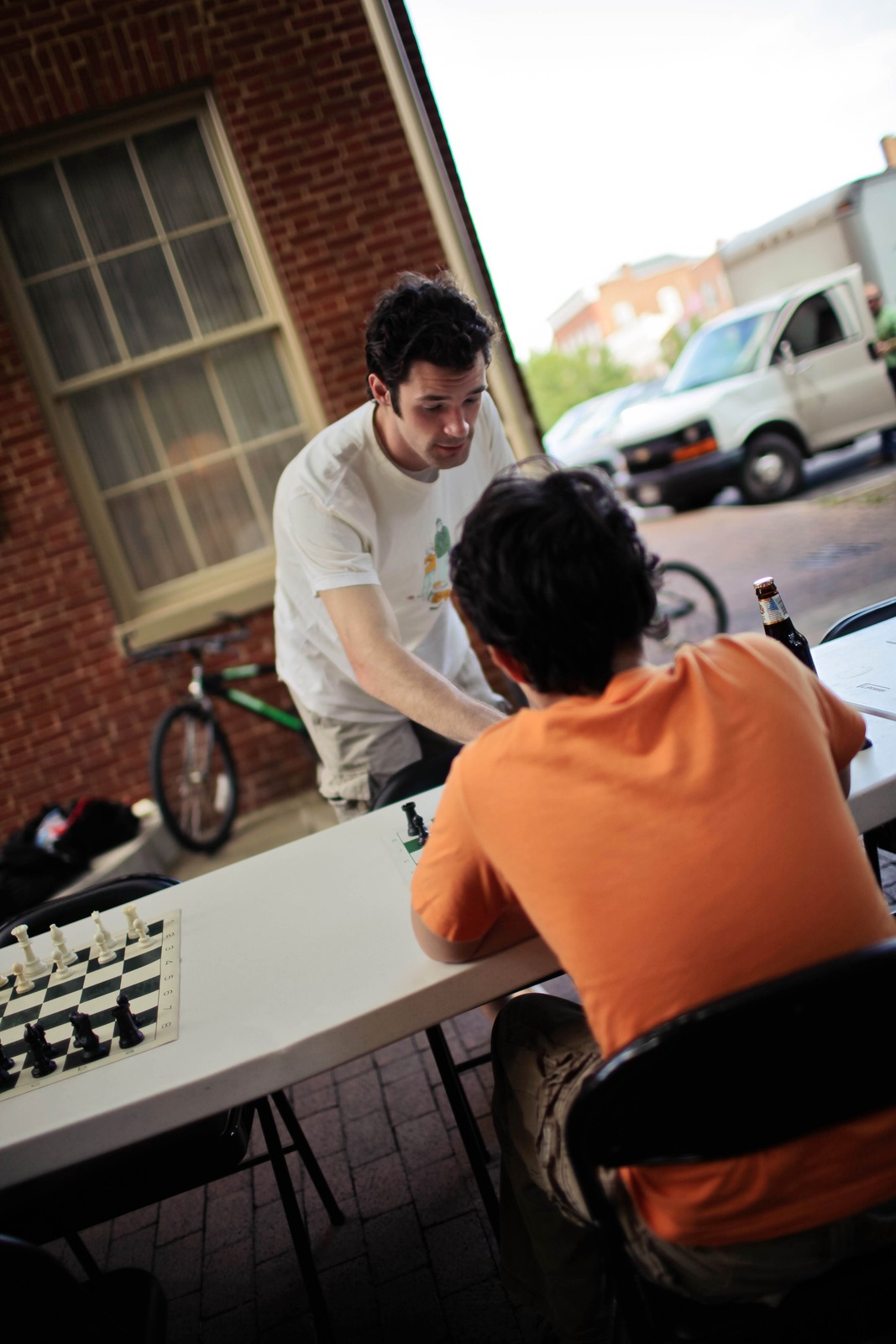 Intense Chess Match