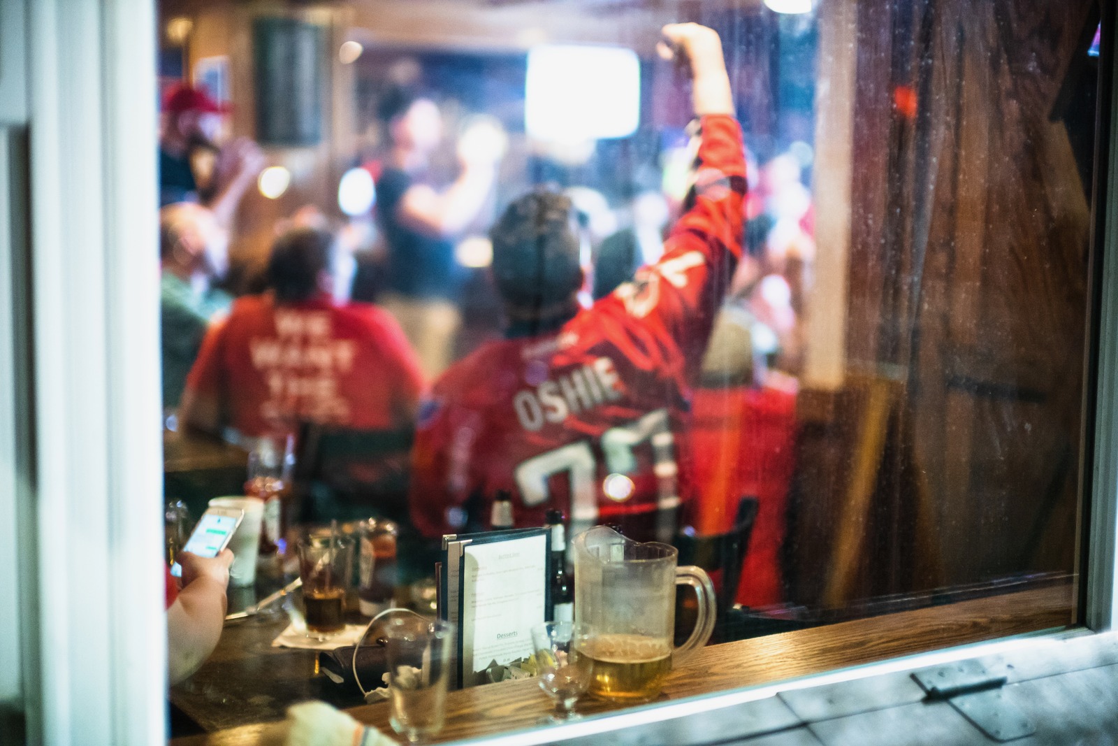 Cheers Behind Glass