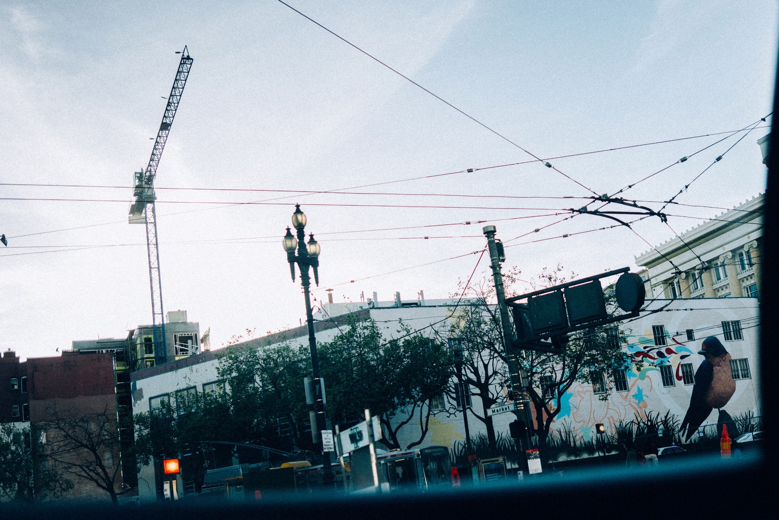 Urban Contrast at Dusk