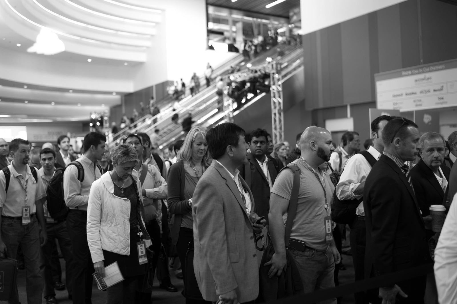 Crowd in Monochrome