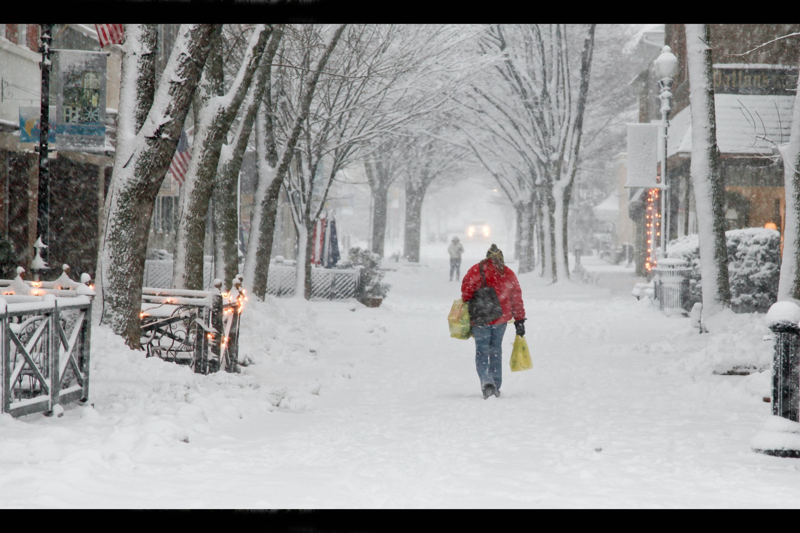 Lonely Winter Walk