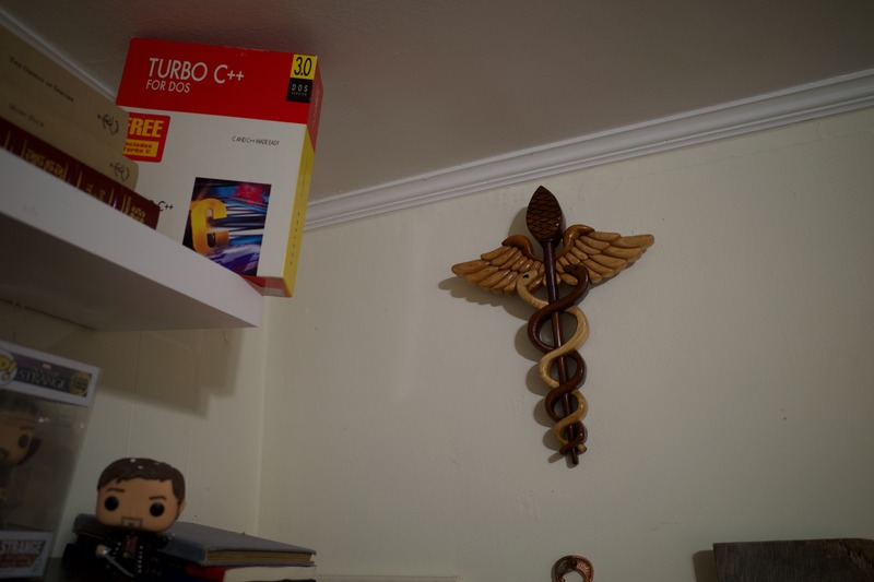 Eccentric Corner Display